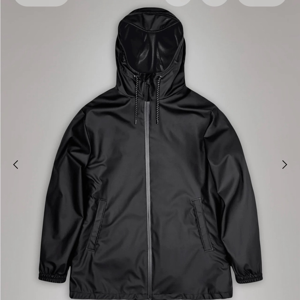 RAINS black Stormbreaker jacket